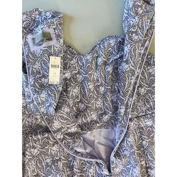 NWT Anthropologie The Cecily Fit&Flare Sweetheart Dress Sz Plus 1X Purple 9B413 - Picture 6 of 9